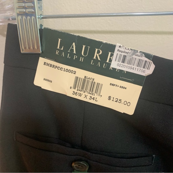 Lauren Ralph Lauren Total Comfort 100% Wool Trouser Pants W36 x L34 - Picture 5 of 14